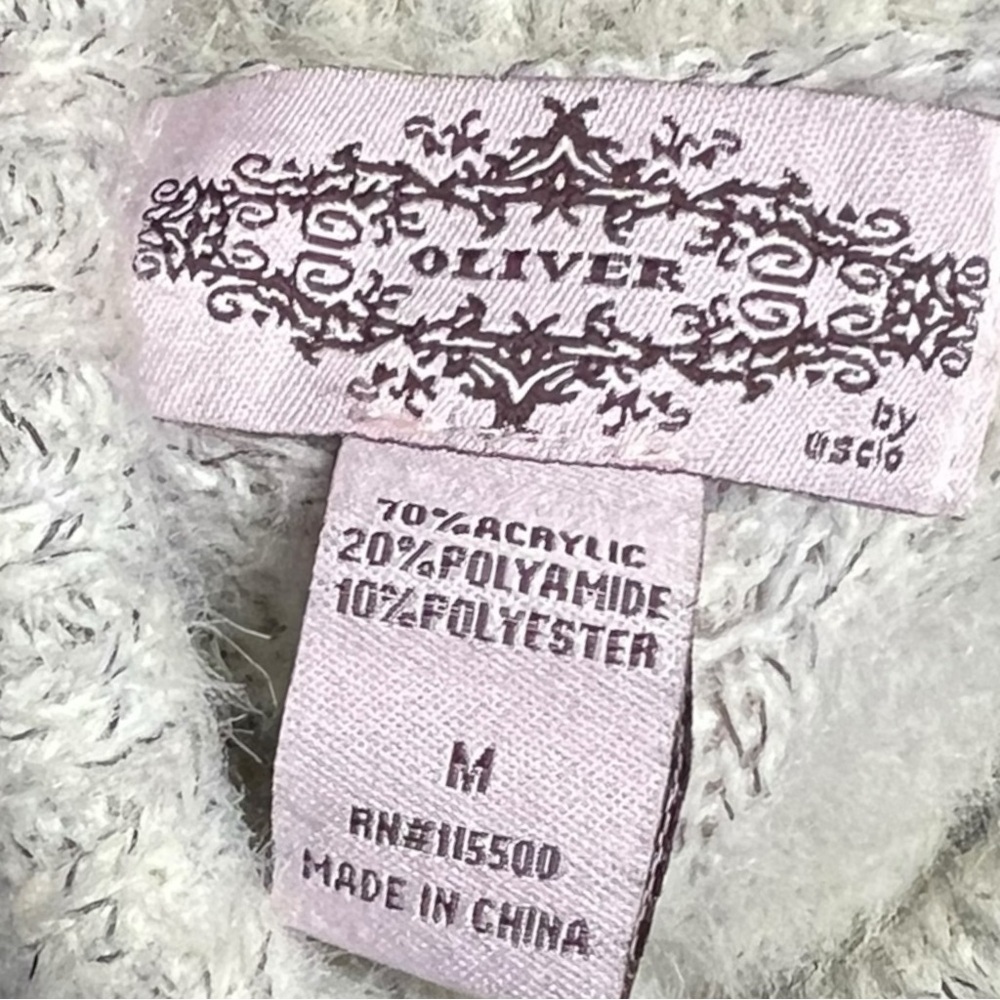 🌻Anthropologie OLIVER by Escio Bohemian Watercolor Turtleneck Sweater Size M - Picture 10 of 10